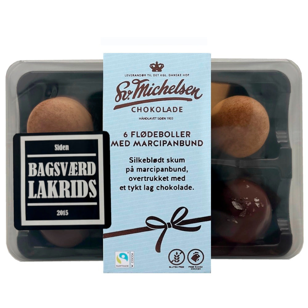 6 mini flødeboller - Bagsværd Lakrids