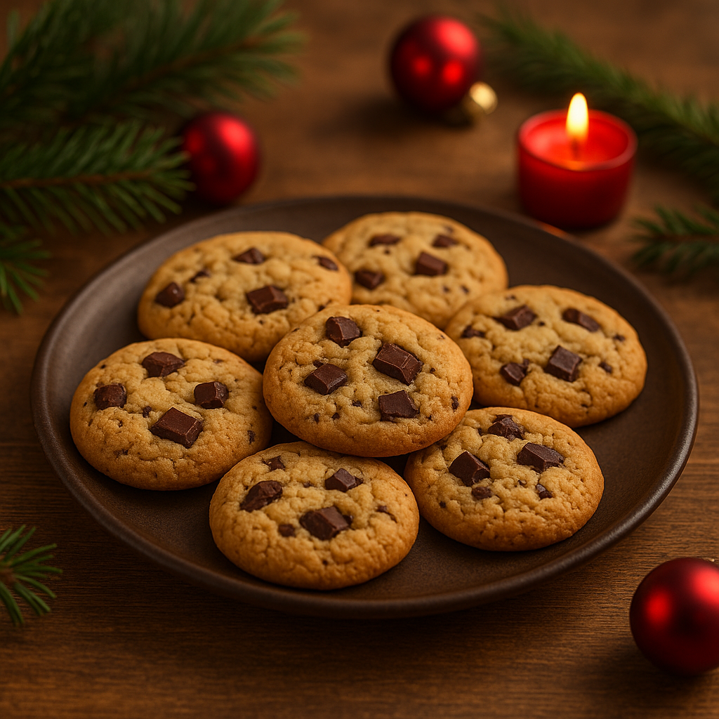 Julesmåkager med chokolade