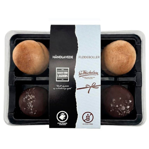 6 mini flødeboller - LE Bagsværd Lakrids