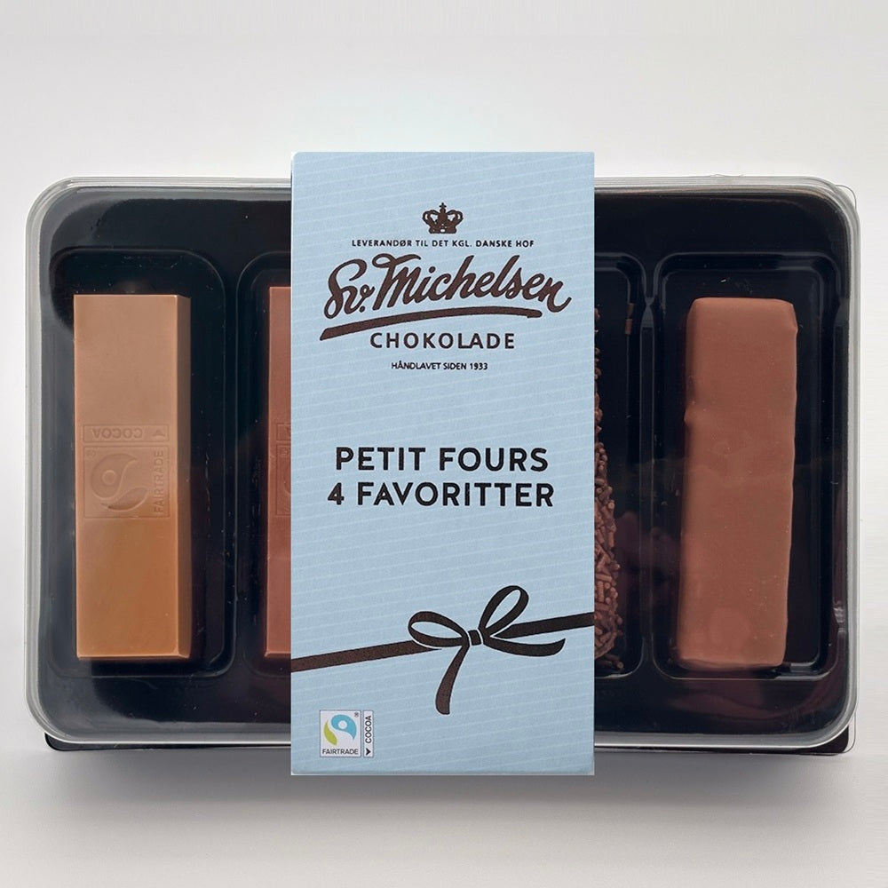 4 petit fours - nougat favoritter