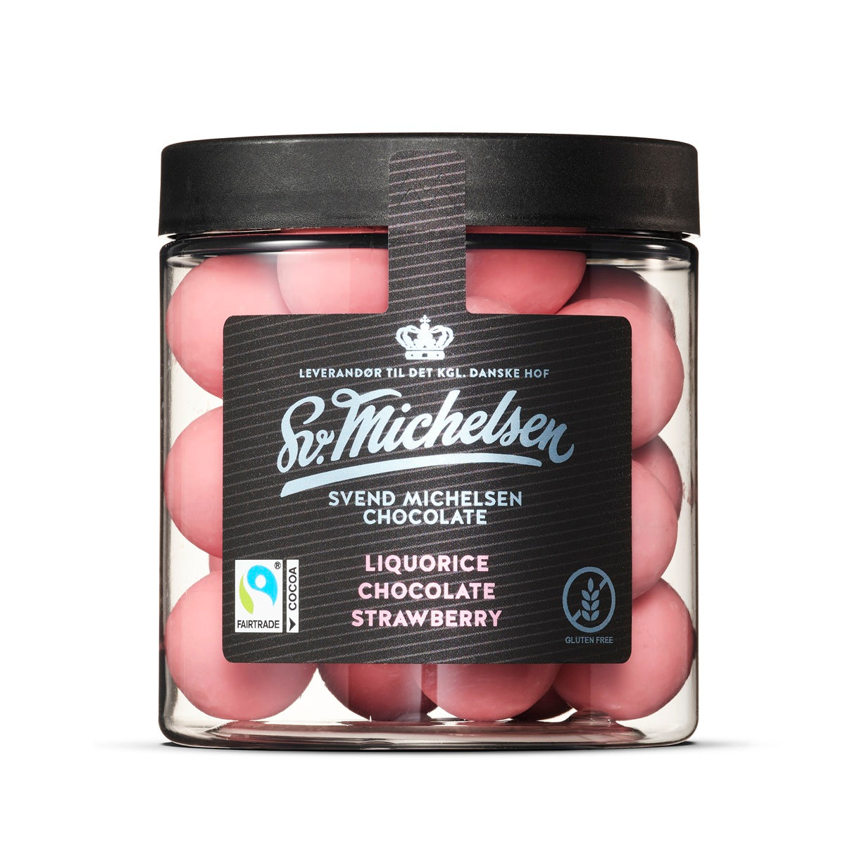 Lakrids med hvid chokolade og jordbær