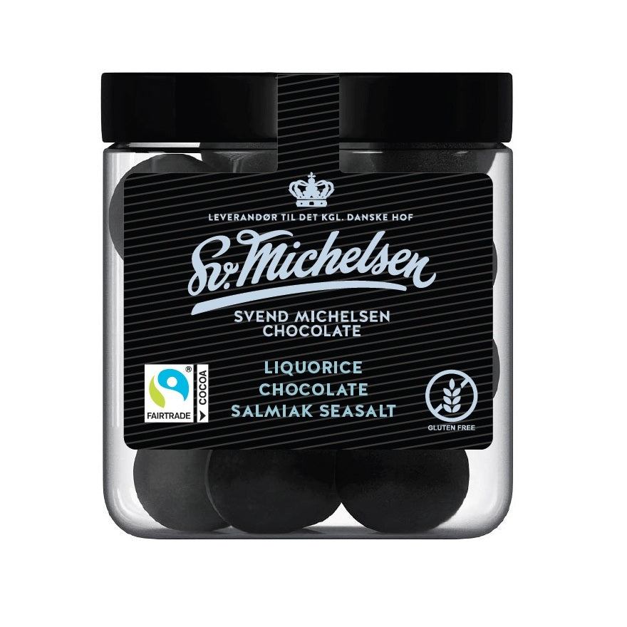 Lakrids med chokolade, salmiak og havsalt