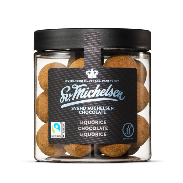 Lakrids med chokolade og lakrids