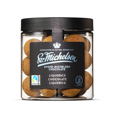 Lakrids med chokolade og lakrids