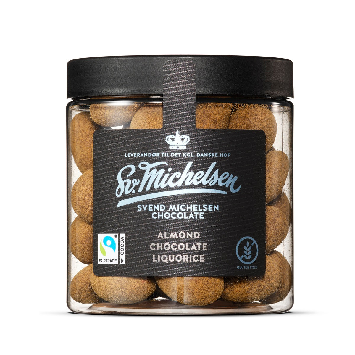 Mandel med chokolade og lakrids