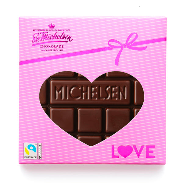 Chokoladehjerte mørk 62%