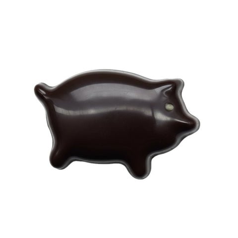 Marcipangris med mørk chokolade