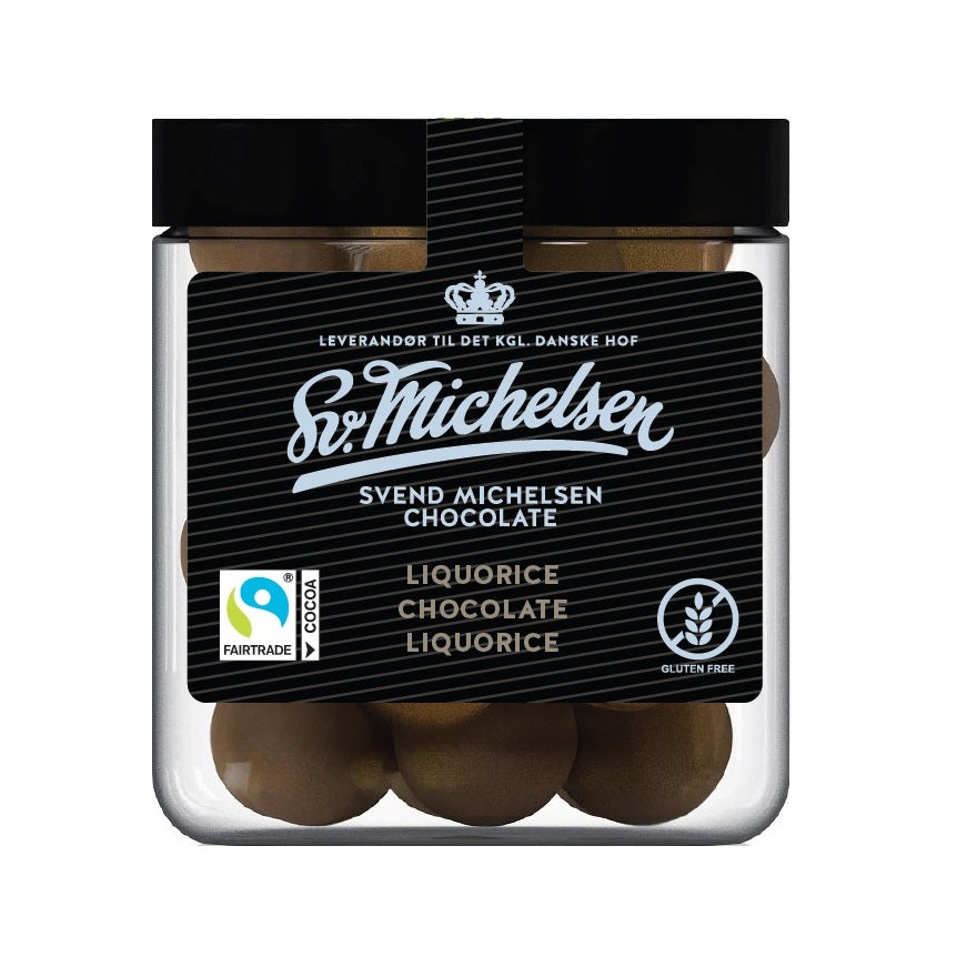 Lakrids med chokolade og lakrids