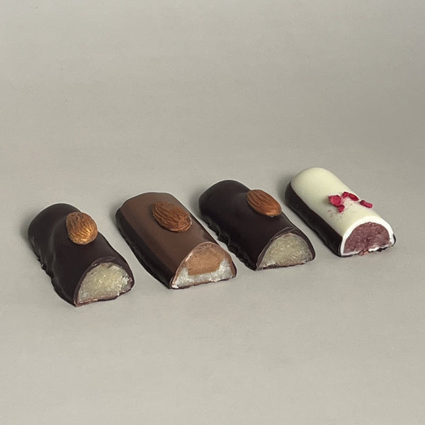 4 petit fours - marcipan favoritter