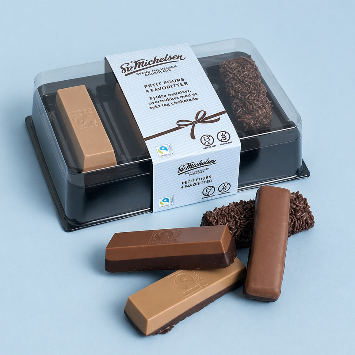 4 petit fours - nougat favoritter