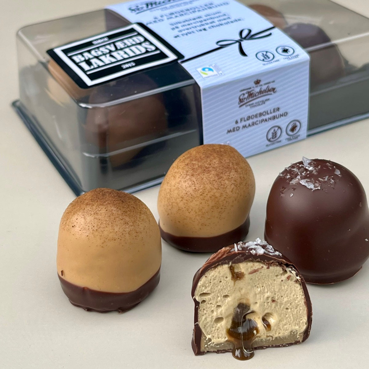 6 mini flødeboller - Bagsværd Lakrids